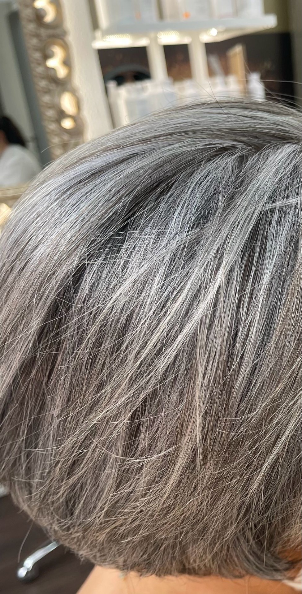 Coloração cinza natural